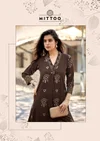 Vitara Vol 2 By Mittoo Rayon Printed Kurti With Bottom Dupatta
